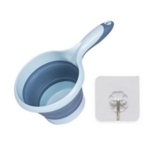 쇼핑죠이 폴딩 바가지 + 고리 세트, 민트, 4세트