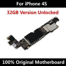 아이폰 갤럭시 겔럭시 핸드폰 휴대폰 메인보드 IOS 시스템이 있는 Iphone 4S 용, 32GB