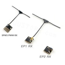 DJI 호환 Happymodel EP1 EP2 EPW5 2.4G ExpressLRS ELRS 나노 장거리 수신기 RX ES24TX 시리즈 RC 비행기, [04] 2PCS EP1