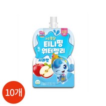 브랜드없음 캐피티니핑 과즙퐁당 워터젤리 사과맛 110ml x 10개입, 단품없음, 10개