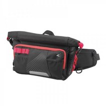 코미네 SA-244 워터프루프 허리백 8리터용량 오토바이 바이크 가방, 블랙레드