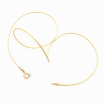 에버링 14K 스키니 체인 스킨 베이지_NYDM01BE Gold Skinny Chain Gift