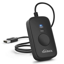 Cloudeck 마우스 지글러 감지 불가 컴퓨터 USB 무버 게이밍 자동 연속 클리커 보조 클릭 장치 플러그 앤 플레이 포인터 움직임 시뮬레이션 PC가 절전 방지
