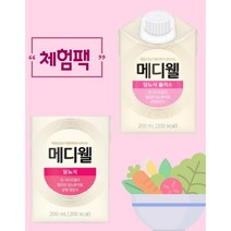 메디웰 체험팩 당뇨식 당뇨식플러스 200ml 3팩, 3개