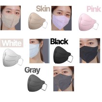 숨쉬기 편한 KF-94 스타방역용마스크 새부리형 10매, 대형 핑크