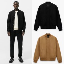 ZARA 자라 모직 블루종 봄버 자켓 Z1061