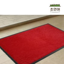 초면애 현관 에스앤SN 매트 먼지털이 수분제거, 레드, 1개