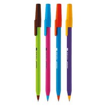 모나미 153스틱 비비드볼펜 0.7mm 1타스, 블루, 2개