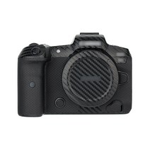 [JJC] 캐논 EOS R5 R6 카메라 바디 스크래치 보호 스킨, 카본 블랙
