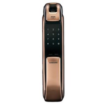 삼성 SDS SHP-DP920 지문인식 비상키 번호키 푸시풀도어락 카드키2개 블루투스, 자가설치(보강판포함)