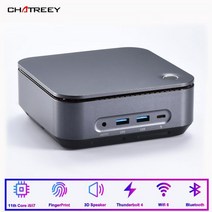 스틱PC 초 미니 PC MINIPC 안드로이드 피시 인텔-코어 i5 1135G7 i7 1165G7 pc 데스크탑 컴퓨터 스피커 썬더볼트 4 3x4K 출력 게임용 PC 윈도우 1, i7-1165G7, AU, 8G Ram 256G SSD