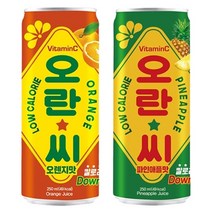 오란씨 파인애플&오렌지 250ml X 각15개(총30개), 1set