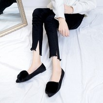 디폴 여자 털기모 플랫슈즈 DP-K92