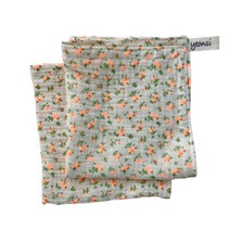 연시네 순면 주방 카페 요루 거즈 행주 2장, 네온오렌지(2장)