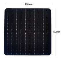 태양광 전지 패널 25 조각 단결정 실리콘 태양 182mm x182mm diy 12v 180w 태양 + 100m 버스 전선에 대한 등급 22.9 효율