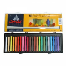 콘테 칼라스틱고급콘테 24색 세트