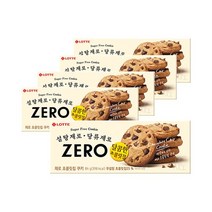 롯데제과 제로 초콜릿칩 쿠키 84g x 5개 / 설탕제로 무설탕, 상세내용참조