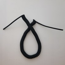 우레탄 스프링코드선 0.3SQ x 5C 5M 말린길이 약69cm 무광