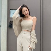 떳다그녀 마디브 크롭 부클 볼레로