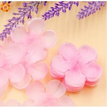 500pcs 장미 벚꽃 복숭아 잎 가정 웨딩 꽃잎 데코 장식 꽃 나무 만들기, 분홍색