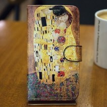 바보사랑 아이폰6 6S 클림트 키스 다이어리 폰케이스.프디케