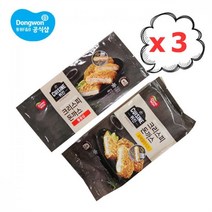 동원 퀴진 크리스피 돈까스(통등심) 480g, 3개, 상세 설명 참조