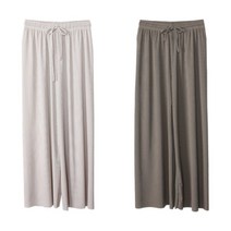 브리스살롱 (bs2356) 여성 데일리룩 편하게 입는 와이드 골지 바지