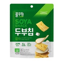 풀무원 사무실간식 탕비실 어린이집 영양간식 주전부리 군것질 두부칩 감자 고단백칩 국산콩두부 35g, 24개