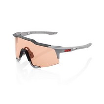 100% SPEEDCRAFT 스포츠 퍼포먼스 사이클링 선글라스 HD 교체 가능 렌즈 포함 경량 TR90 프레임 블랙 홀로그램 - Hiper 블루 멀티레이어 미러 343431
