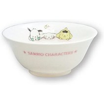 [일본정품] kansho pottery 산리오 캐릭터 pochacco pom pompompurin 시나몬 밥 그릇 약. 4.1인치(10.5cm) 언제나 친구 315120, 미니 라면그릇