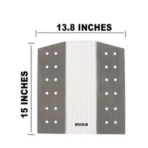 스텀패드 스톰패드 스노우보드 미끄럼방지 3/4-피스 EVA 서프 프론트 트랙션 패드 스톰프 서핑 보드 스키보, 11 K