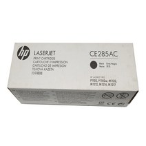 HP 정품토너 LaserJet Pro P1102w 검정 (NO.85A), 1개
