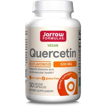나우푸드 nac 영양제 NACC nacl Jarrow Formulas 케르세틴 500mg - 바이오플라보노이드 식이 보조제 100회 제공량채소 캡슐 세포 기능 심혈관 건강 면역 및, [01] 30개(1팩)