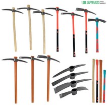 곡괭이 날 양뿔 곡괭이 자루 땅파기 농기구, 우레탄자루, 4..양뿔곡괭이+우레탄자루