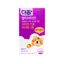 더팜 아이조아 멀티비타 멀티비타민 츄어블 100정, 1통