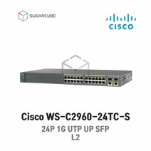 Cisco WS-C2960-24TC-S 시스코 네트워크 L2 L3 중고스위치