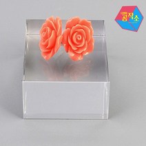 악세사리 귀걸이 피어싱 투명 아크릴 집기 진열대 반지진열대 전시대 반지보관함