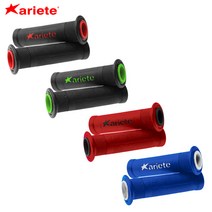가와사키 닌자400 튜닝 레이싱그립 아리에떼 소프트 미끄럼방지 로드 그립 22mm, Black Green - 블랙 그린