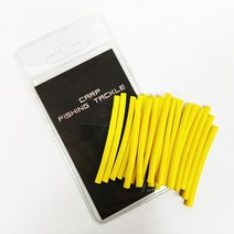 잉어 낚시 리그 수축 튜브 후크 라인 가열 태클 장비 20 개, Yellow 2mm