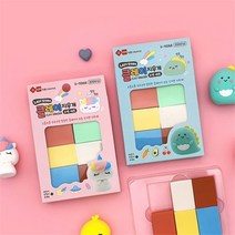 도아브 일정크리에이티브 레이지스타 클레이 지우개 6색세트 (7696523)
