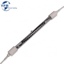 핫 탄소 섬유 IR 요소 적외선 램프 1 피스 R7S 500mm 1000w 1500w 페인트 건조용