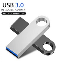 USB 플래시 드라이브 3.0 펜드라이브 128GB 64GB 32GB 16GB 8GB Cle 스틱 펜, 64GB_3.0-Black