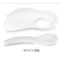 족저근막염 신발 깔창 발이편한 패드 납작 발등교정 인솔 풋살 평발 다리형 발뒤꿈치, 화이트M사이즈[34-39]개