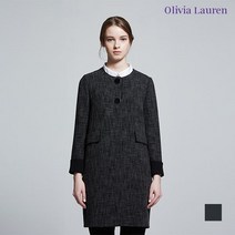 올리비아로렌 체크 일자 프리미엄 자켓 VOPFUTF8311