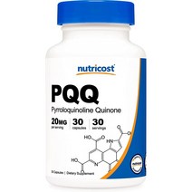 뉴트리코스트 PQQ 피로로퀴놀린퀴논 20mg 캡슐, 30개입, 1개