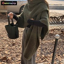 퀸앤조이 베몬트 멀티 망토 숄 니트 머플러***판매자 SSK무역***