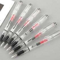 스퀘어닙 만년필 6종 이탤릭체 캘리그라피, 색상, 만년필 펜촉굵기