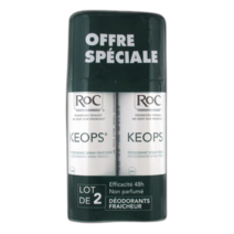 RoC 알오씨 Keops 프레시니스 스프레이 데오도란트 2 x 100ml 1021459, 기본