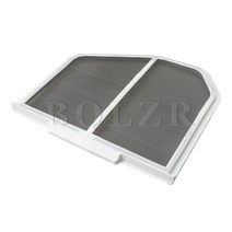BQLZR 화이트 308mm 길이 금속 건조기 필터 보푸라기 교체 월풀, 한개옵션0