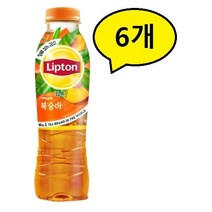 립톤 아이스티 복숭아 500ml, 6개